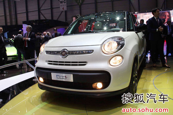 菲亞特500L日內瓦車展實拍